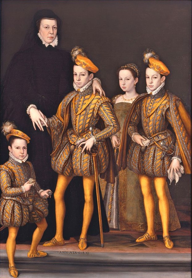 Portrait of Catherine de’ Medici and her children